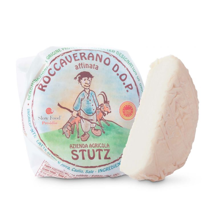 Robiola di Roccaverano tuore vuohenjuusto Piemonten alueelta.