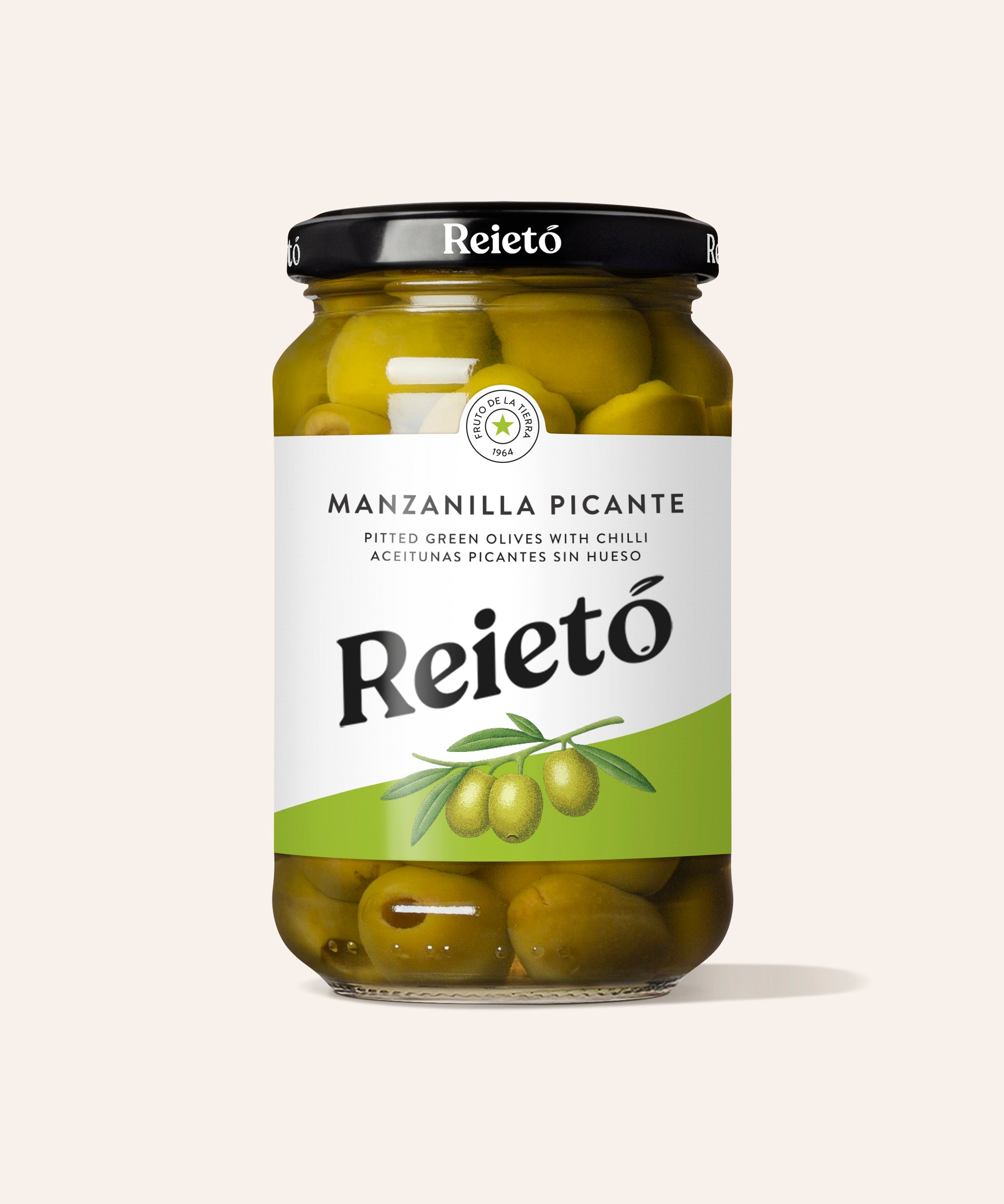 Reieto Manzanilla Picante Oliivit 350g