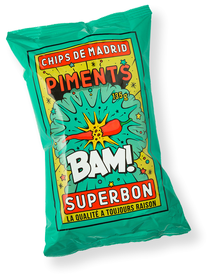 Superbon Madrid Perunalastut 135g