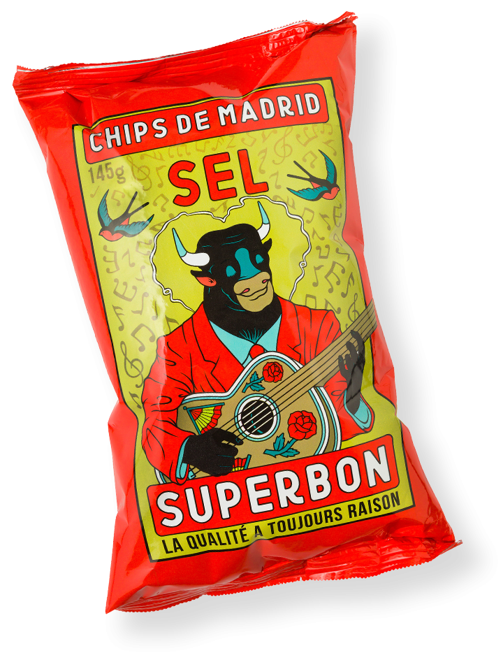 Superbon Madrid Perunalastut 135g