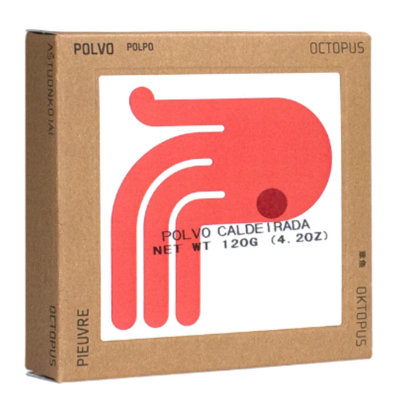 ABC+ mustekala Caldeirada-kastikkeessa, täyteläinen ja mausteinen – octopus in caldeirada sauce, canned seafood