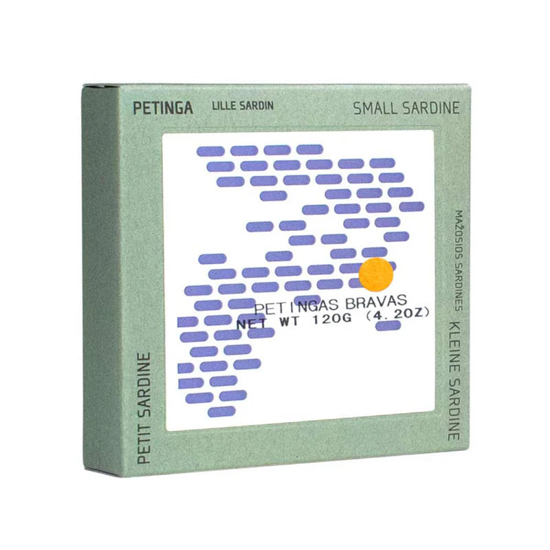 ABC+ pienet sardiinit Brava-kastikkeessa, tulinen tomaattikastike – sardines in brava sauce, spicy canned fish