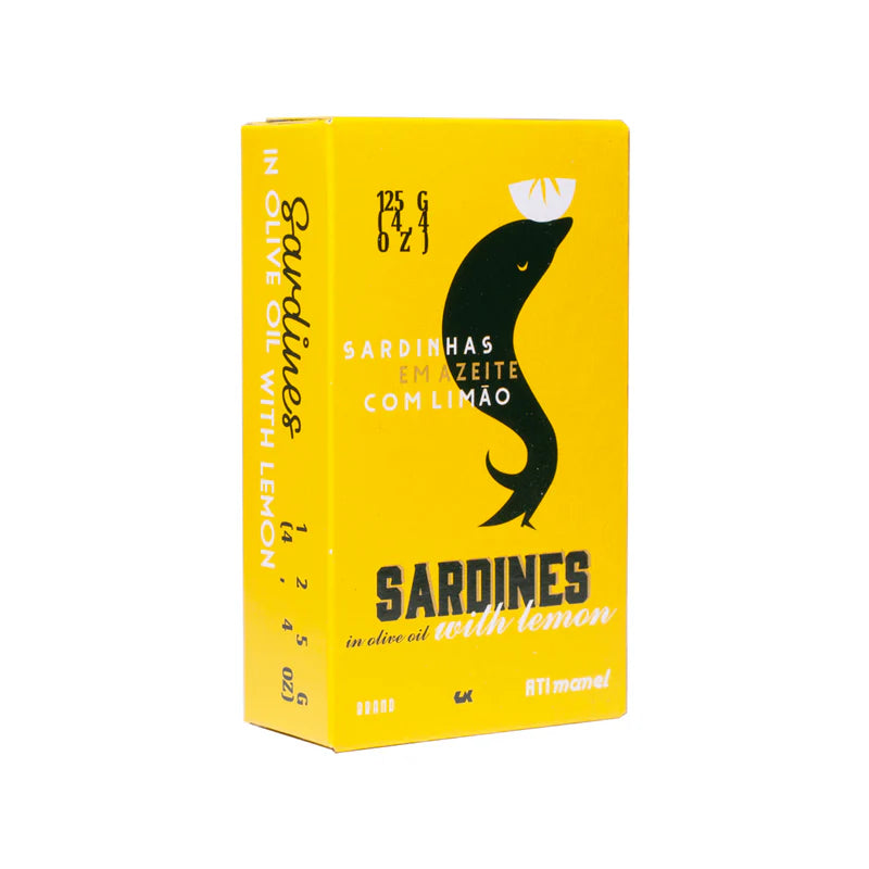 Ati Manel sardiinit sitruunalla, raikas kalasäilyke – sardines with lemon, canned fish