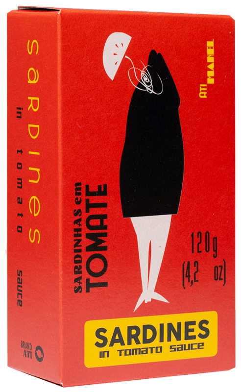 Ati Manel sardiinit tomaattikastikkeessa, klassinen yhdistelmä – sardines in tomato sauce, Portuguese tinned fish