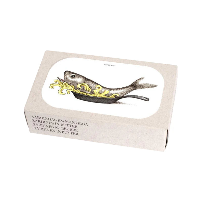 José Gourmet sardiinit voissa Azoreilta, täyteläinen ja pehmeä – sardines in butter from the Azores, premium canned fish