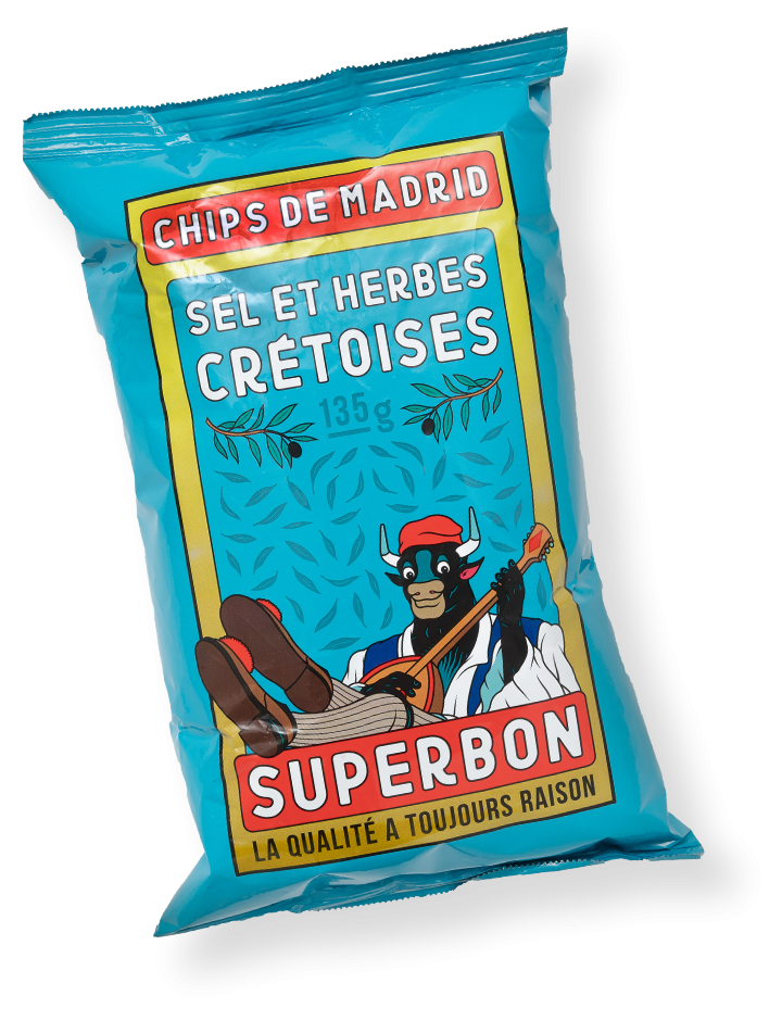 Superbon Kreetalaiset Yrtit Perunalastut 135g