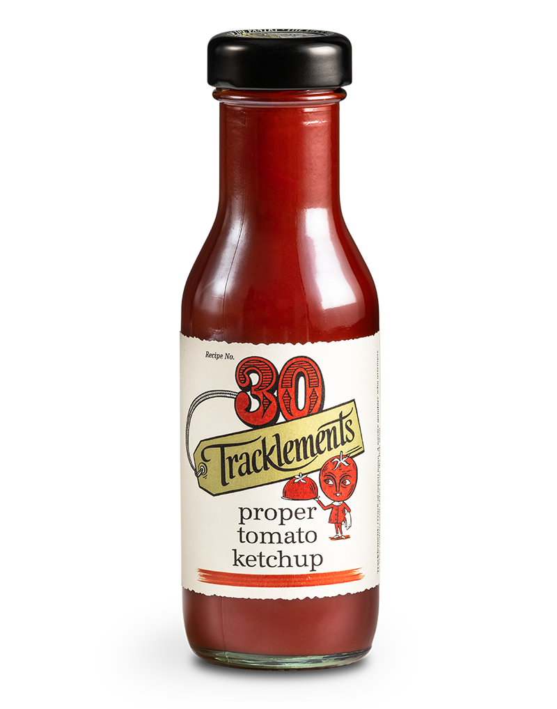 Tracklements kunnontomaattiketsuppi 290g, täyteläinen brittiläinen tomaattiketsuppi purkissa