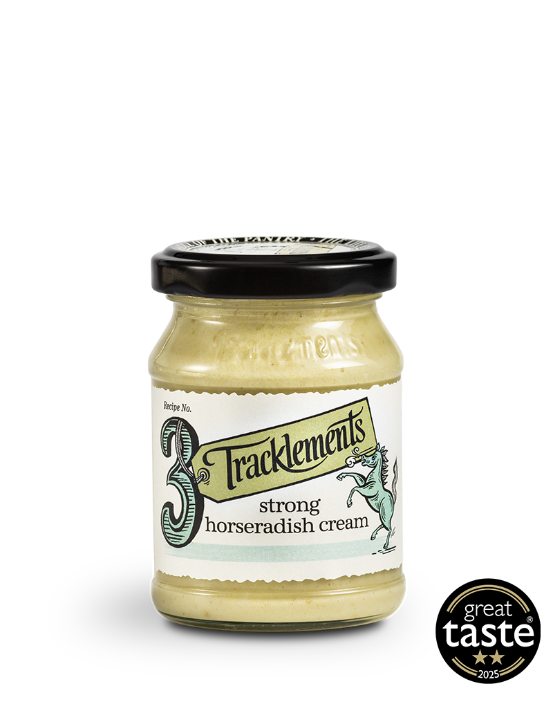 Tracklements piparjuurikastike 140g purkissa, vahva brittiläinen lisuke lihalle